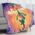 thumbnail image 4 of Diplodocus anti-pilling, suave, ligera, esponjosa y acogedora de lujo para hogar y cocina – Perfecta para niños y adultos,110X70cm, 4 of 6