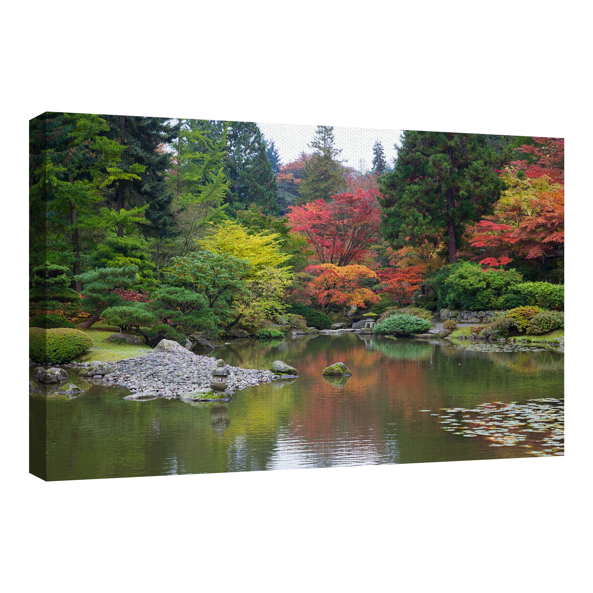 Masterpiece Art Gallery Autumn Waters Forest By Robin Constable Hanson Canvas Art Print 24" x 36"
