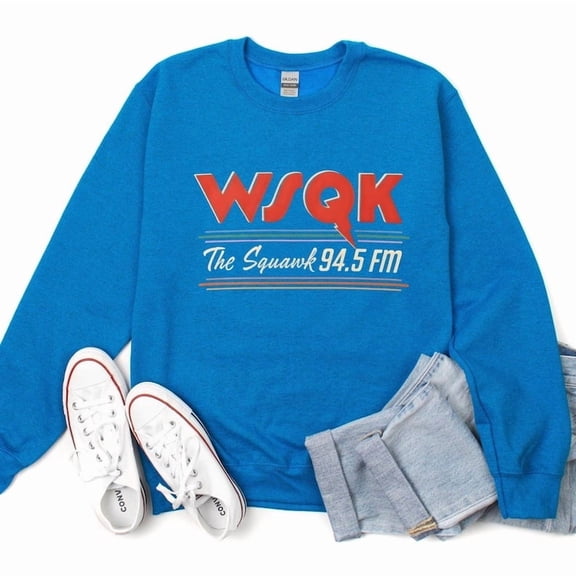 WSQK SWEATSHIRT, Wsqk The Squawk 94.5 Shirt, Wsqk The Squawk 94.5 Fm Radio Sweatshirt, Wsqk Merch, Wsqk Shirt, Retro Radio Shirt Gift