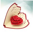thumbnail image 4 of WRISTBIQUE Red 3D Memory Card Creative Valentine's Day Anniversary Greeting Card for Lover, 4 of 8