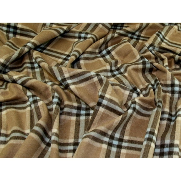 John Louden Wool Blend Coating Fabric Tan - per yard
