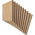 thumbnail image 2 of Ekena Millwork 7 3/4"W x 7 3/4"H x 3/8"T Wood Hobby Boards, Hickory (10-Pack), 2 of 6