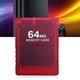 thumbnail image 1 of Tarjeta de memoria Mcboot gratuita Tarjeta de memoria Mcboot gratuita para Playstation2 para consola de juegos PS2 (rojo 64 MB), 1 of 6