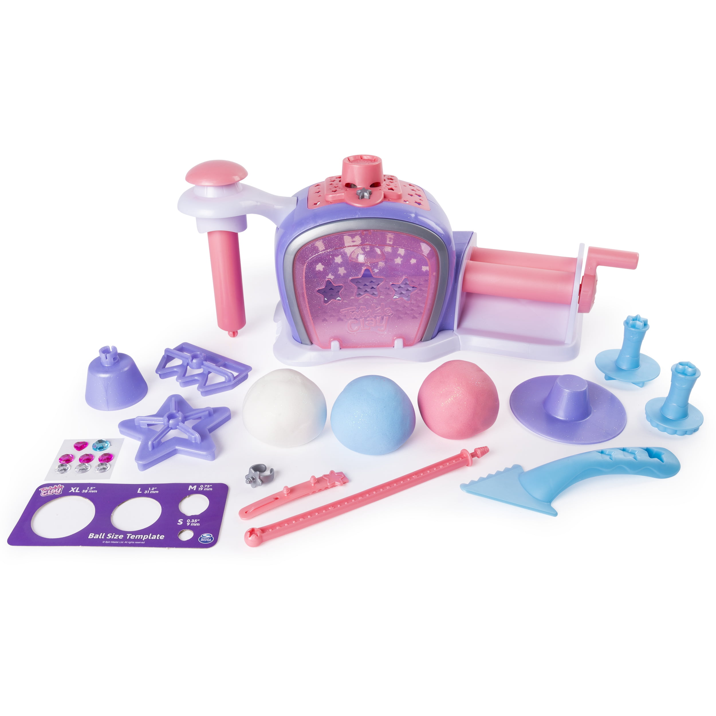 for Ages 4 and Up Twinkle Clay Princess Studio Makes Sparkly Air-Dry Clay Creations