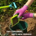 thumbnail image 4 of Vgo... 1-Pair Kids Gardening Gloves Ages 3-9| Natural Latex Grip|Breathable Yard Work & DIY Safety Gloves, Machine Washable For Outdoor Play (XXS, Purple, KID-RB6013), 4 of 8