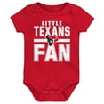 thumbnail image 2 of Newborn Outerstuff Houston Texans Little Tike 3-Piece Bodysuit Set, 2 of 4