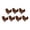 A001- A, variant on Brown Drum Led Wall Art Lights with Rhythmic Pattern and Drumstick Accents, Set of 7, Brown and White Wooden Style for Music Room and Living Room, Christmas Decoration