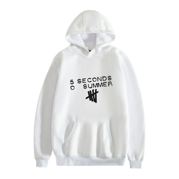 Azikbd  5 Seconds of Summer summer hoodie: Street style pullover sweatshirt for men and women, casual outerwear, trendy youth fashion.