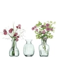 thumbnail image 1 of LSA International Mia Recyclé Partie Optique X 3 Mini Vase Trio, H4.25", 1 of 10