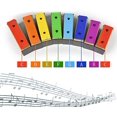 thumbnail image 2 of Xylophone Glockenspiel 8 Notes Cloches Résonateur Chromatique avec Boîtier Vert, 2 of 4