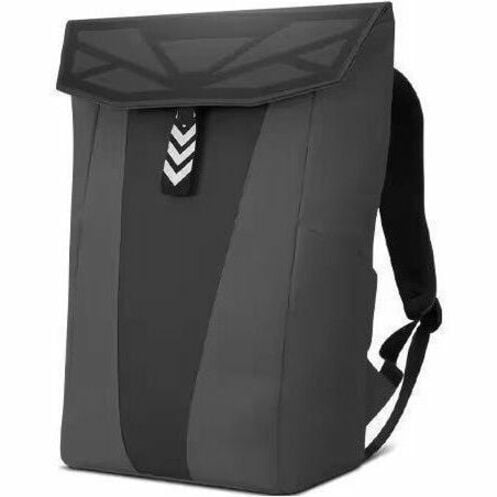 Lenovo Unisex Zipper PU Leather Gaming backpack, Gray