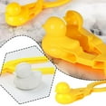 thumbnail image 3 of Daily Mix Store Jouets Fabricant de Boules de Neige, Canard Jaune Fabricant de Boules de Neige Jouets avec Poignée, Canard Boule de Neige, Outils de Dessin Animé Fabricant de Forme Sno Canard, 3 of 8