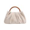 thumbnail image 2 of Bolsa Bolso de mano de nube coreana, bolso plisado, bolso pequeño de PU para mujer, bolsos cruzados JShteea Para Estrenar, 2 of 8