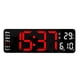 thumbnail image 1 of Reloj de pared digital grande Methold con control remoto Electrónica blanco rojo, 1 of 6