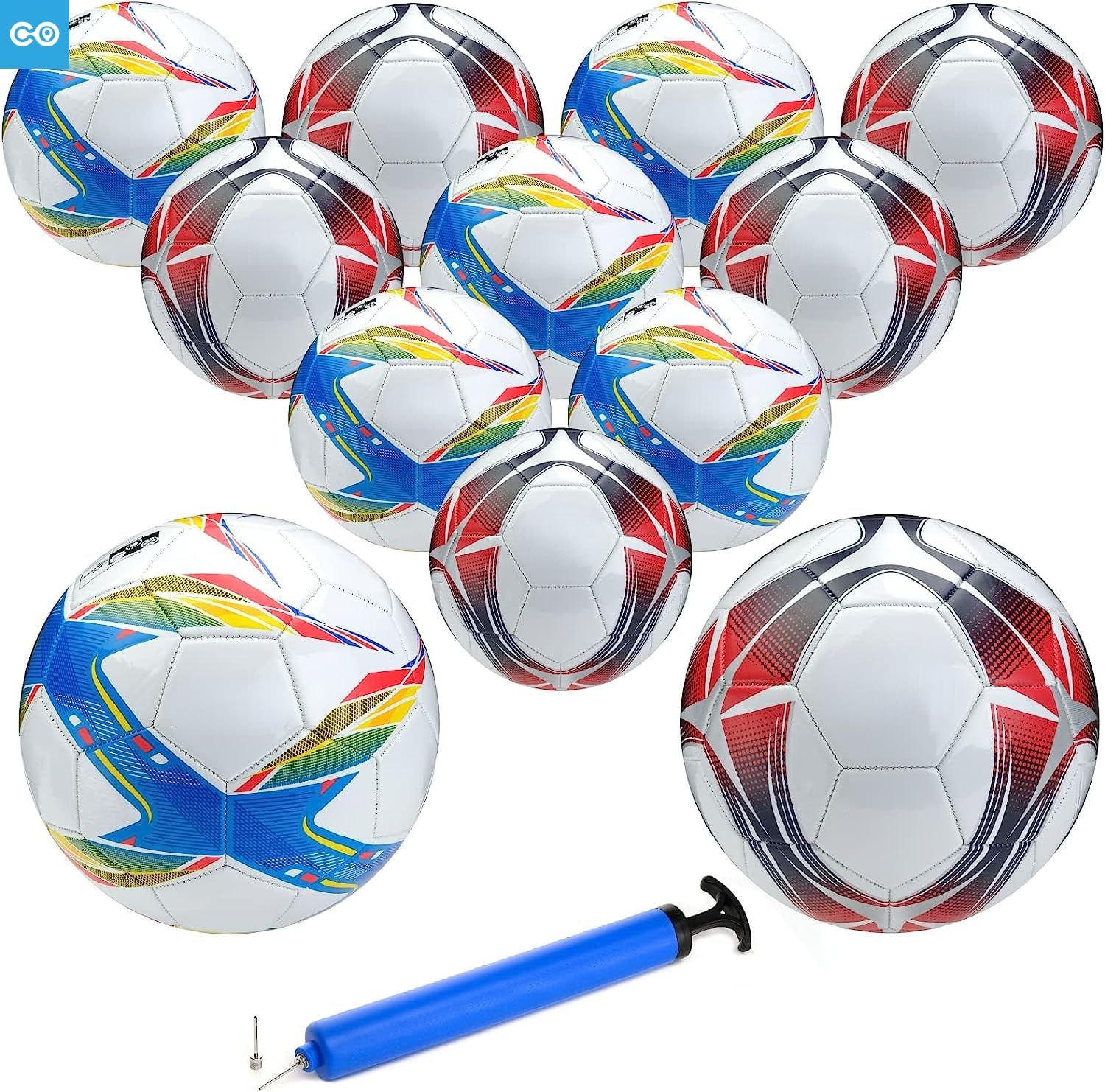 Soccer Balls Size 3 4 or 5 Two Graphics