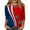 Red#03, variant on July 4th 3/4 Sleeve Shirts for Women American Flag Stars Stripes Shirts T-Shirt Cute Graphic Tees USA Flag Patriotic Tshirts Tunic Tops