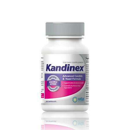 KANDINEX Extra Strength Candida Cleanse- All-in-One Powerful Herbs, Antifungals, Enzymes + Probiotic to Fight Candida & Yeast