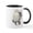 White/Black Inside, variant on CafePress - Snowy Owl Mugs - 11 oz Ceramic Mug - Novelty Coffee Tea Cup
