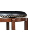 thumbnail image 3 of Boraam Cordova Bar Height Backless Swivel Wood Stool in Cappuccino Finish, 3 of 5