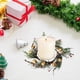 thumbnail image 4 of RKSTN christmas deals Christmas Candle Rings Artificial Red Berries Cedarwood Needles Garland Candle Rings For Pillars Wedding Centerpiece Christmas Table Decoration For Front Door, 4 of 6