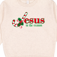 thumbnail image 3 of Inktastic Candy Cane Jesus Toddler Sweatshirt, 3 of 4