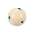 thumbnail image 3 of Uxcell 2 1/4" Pro Cup Billiard Cue Ball Pool Ball with Blue 6 Dots for Training Beige, 3 of 5