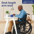 thumbnail image 3 of Medline Extra-Wide Bariatric Wheelchair For Adults and Seniors with 22" Wide Seat, Supports up to 500 lbs, 3 of 8