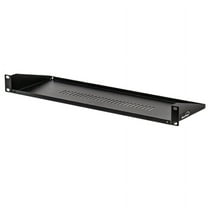 NavePoint Cantilever Server Shelf Vented Shelves Rack Mount 19 Inch 1U Black 6 Inches (150mm) deep