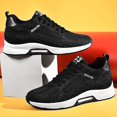 thumbnail image 4 of Men's Elevator Sneakers 2.36 Inch Invisible Height Increasing Lace up Fashion Sneakers, 4 of 14