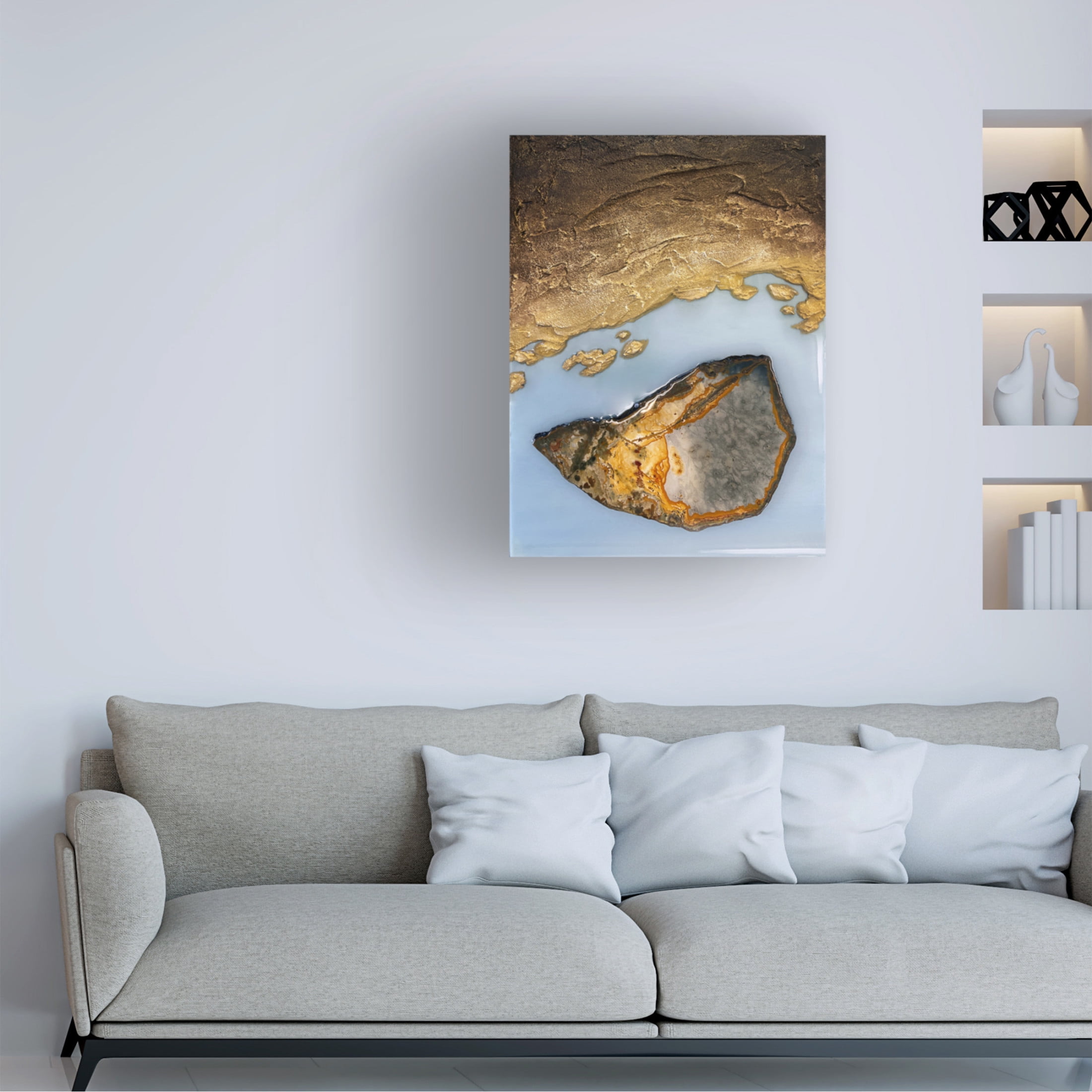 Trademark Fine Art Alyson Storms Elemental Jasper Canvas Wall Art