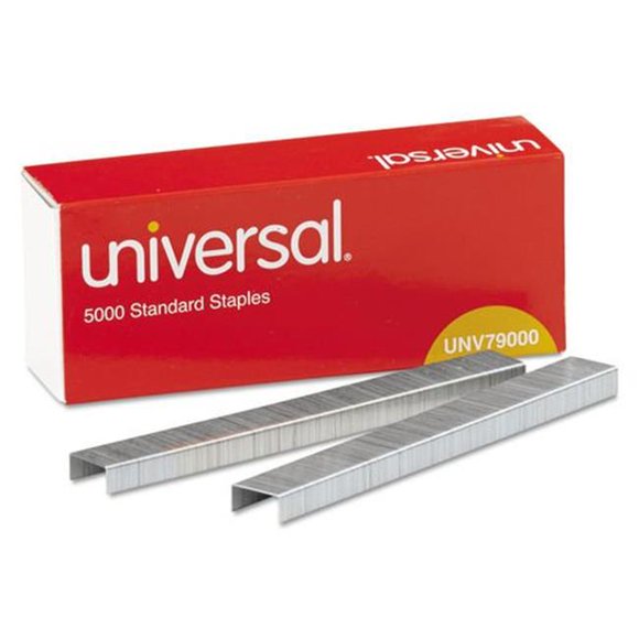 Universal UNV Standard Chisel Point Staples - 25 Per Pack