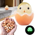thumbnail image 3 of 1 Pcs Luminous Mini Chicken, Resin Cute Glowing Eggshell Chicks, Colorful 3D, DIY Home Decoration for Daily Display DIY Moss Landscape Fairy Garden Accessories 0.78x0.66", 3 of 9