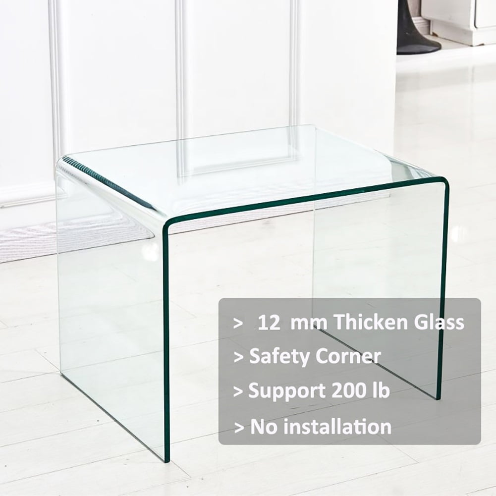 Private Jungle Home Office Tempered Glass End Table,Modern Clear Small Sofa End Table Coffee Table for Living Room Bedroom Private Jungle Home Office Tempered Glass End Table,Modern Clear Small Sofa End Table Coffee Table for Living Room Bedroom