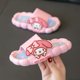 thumbnail image 1 of Anime Sanurgente PVC véritable pantoufles pour femmes, dessin animé Kawaii, Hellokitty Kuromi, Cinnamoroll HONon-ALD, sandales, chaussures, cadeauzhangyuxiang zhangyuxiang unisex, 1 of 2