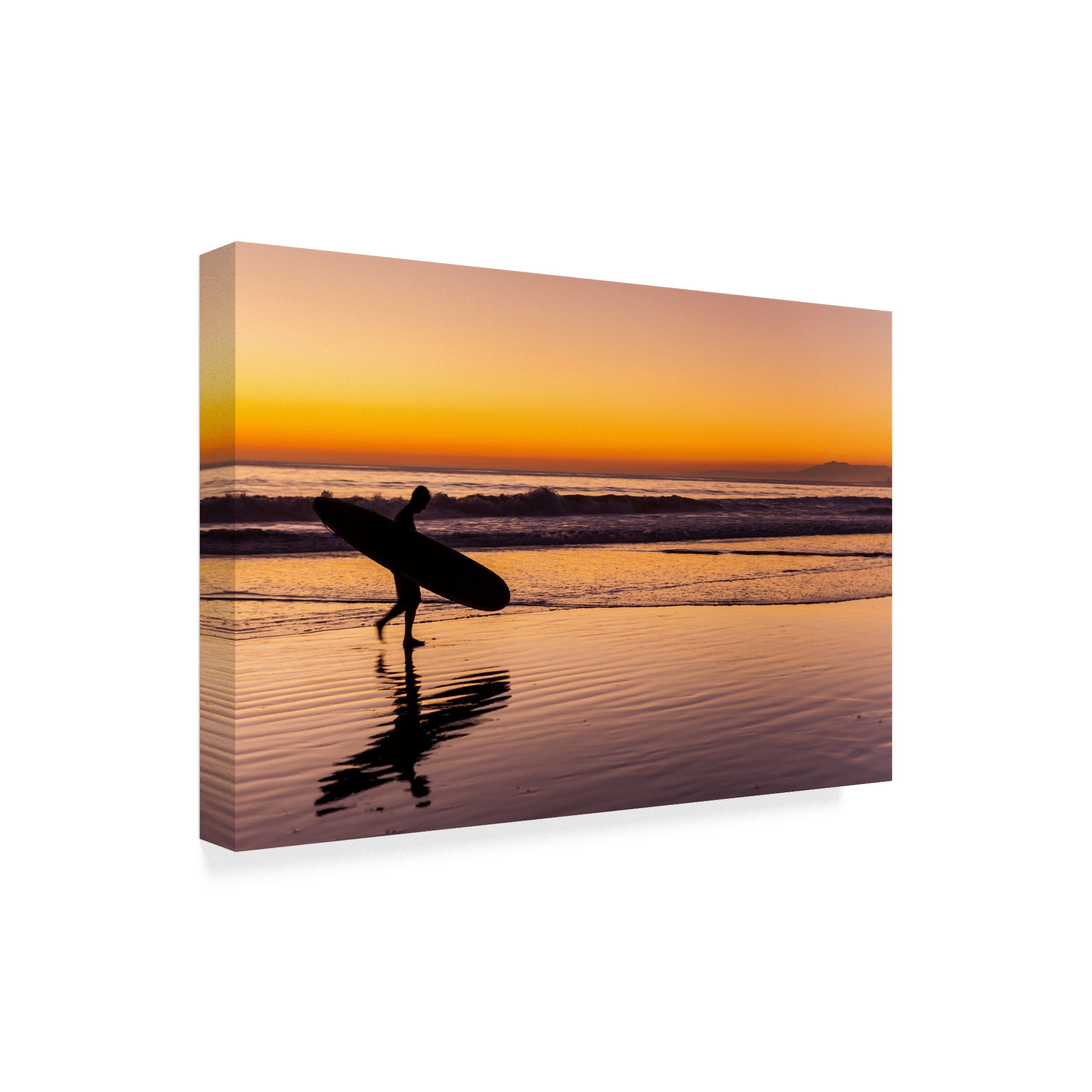 Trademark Fine Art 'Heading Home Surf' Canvas Art by Chris Moyer