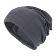thumbnail image 1 of Bonnet d'Été Chic Rayé Mince Ample Décontracté pour Hommes, 1 of 5