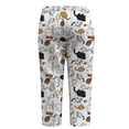 thumbnail image 6 of CLOOCL Women Plus Size Pants Animal Fat Cat Pattern 3D Printed Ankle Slit Pant Loose Oversize Female Trousers, 6 of 6