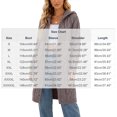 thumbnail image 3 of DIOAZUD Women's Hooded Cable Knit Cardigans Open Front Long Sweater Cardigan with Pockets Fall Winter Layering Chunky Outerwear Rose Gold S-5XL, 3 of 7