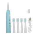 thumbnail image 1 of Cepillo de dientes eléctrico resistente al agua, cepillo de dientes eléctrico sónico, cepillo de dientes eléctrico recargable por USB, cepillo de dientes sónico, integración perfecta, 1 of 8