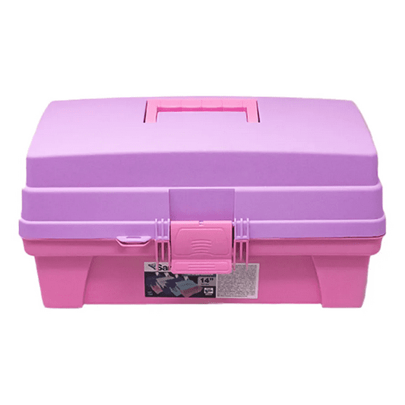 SANHOME CAJA VANITY 14 BROCHE AZUL TRANSPARENTE