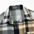 thumbnail image 7 of Cmfcve Men's and Big Men's Long Sleeve Plaid Shirts Fashion Casual Loose Fit Button Down Shirts, 7 of 7