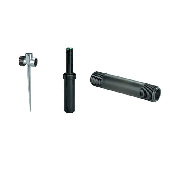 Orbit Saturn Gear Drive Sprinkler on Zinc Spike Base Bundle