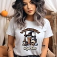 thumbnail image 2 of Witches Brew Shirt – Spooky Halloween Coffee Club Tee, Light Pink, Size 3XL, 2 of 6
