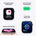 thumbnail image 4 of Pre-Owned Apple Watch Series 11 - GPS + Cellular - 42mm Jet Black Aluminum Case with Stone Gray Sport Band - M/L (Good), 4 of 5