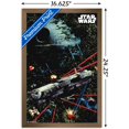thumbnail image 3 of Star Wars: Saga - Space Battle Wall Poster, 14.725" x 22.375", Framed, 3 of 5
