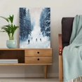 thumbnail image 5 of UXIEQU Winter Skiing Vintage Art Canvas Wall Art Print 15.75x11.81 Inches, 5 of 8