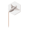 thumbnail image 1 of Origa Geometric  Aircraft Pattern Toothpick Flags Cupcake Picks Party Celebration, 1 of 3