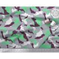 thumbnail image 3 of Soimoi Poly Georgette Fabric Two Tone With White Camouflage Print Fabric by Yard 42 Inch Wide, 3 of 3