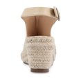 thumbnail image 4 of Journee Womens Crew Wedge Heel Espadrille Sandals, Widths Available, 4 of 10