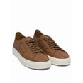 thumbnail image 2 of Santoni Brown Calf Leather Slip-On Sneakers Brown (Men's), 2 of 5
